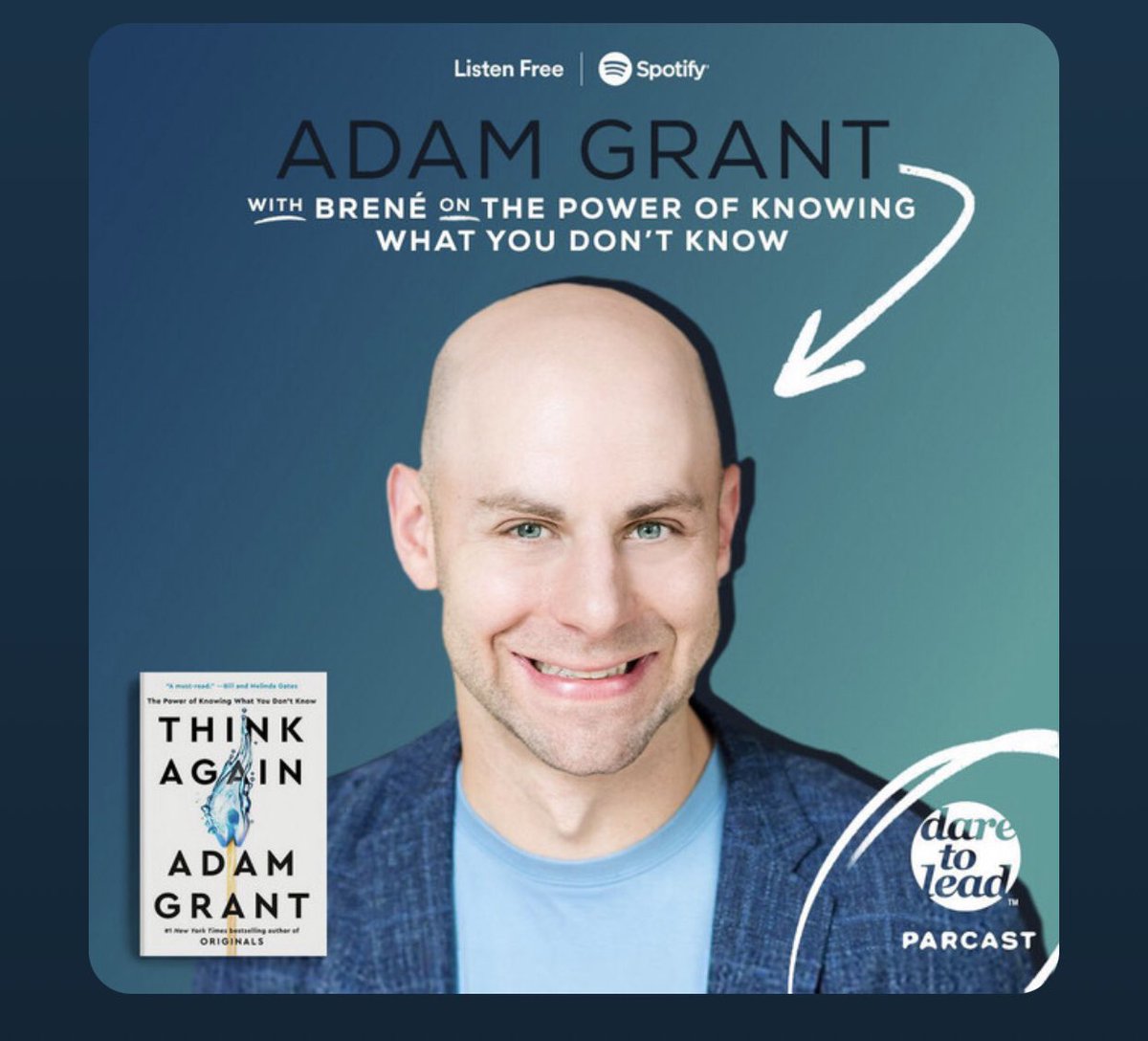 This podcast with <a href="/BreneBrown/">Brené Brown</a>  and <a href="/AdamMGrant/">Adam Grant</a> fed my soul today. I’m ready for a new book club convo. Who’s in?