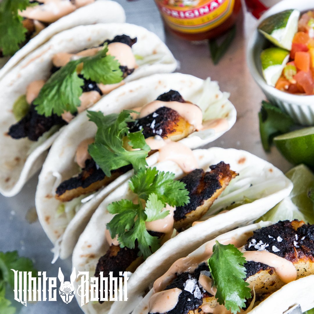 Tuesdays are #TacoTuesday at the Rabbit! 3 tacos + side for $12, 5 tacos + side for $15. 
★★𝗗𝗲𝗮𝗹 𝗮𝘃𝗮𝗶𝗹𝗮𝗯𝗹𝗲 𝗼𝗻𝗹𝘆 𝗳𝗼𝗿 𝘁𝗮𝗸𝗲𝗼𝘂𝘁 𝘃𝗶𝗮 𝗽𝗶𝗰𝗸𝘂𝗽★★
👉 bit.ly/2OA9eGc