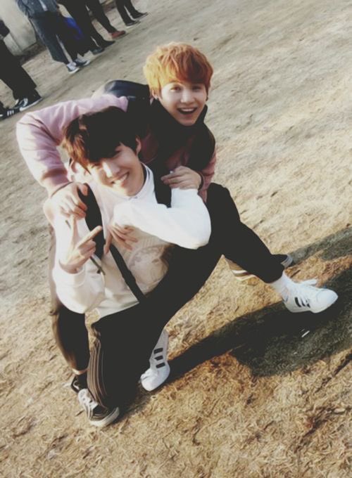 tiny_bts1's tweet photo. Tiny sope. They are so cute🤏🏼😩😍🥰 #bts #SOPE #suga #JHOPE https://t.co/AbsImOgVxj