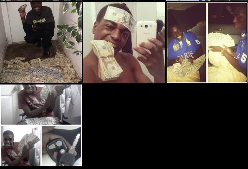 Chief44445's tweet photo. @JaylenC15176772 @KodakBlack1k Ratioed by Kodak spreading money before Pooh Shiesty was even though of https://t.co/UnnTAukSzq