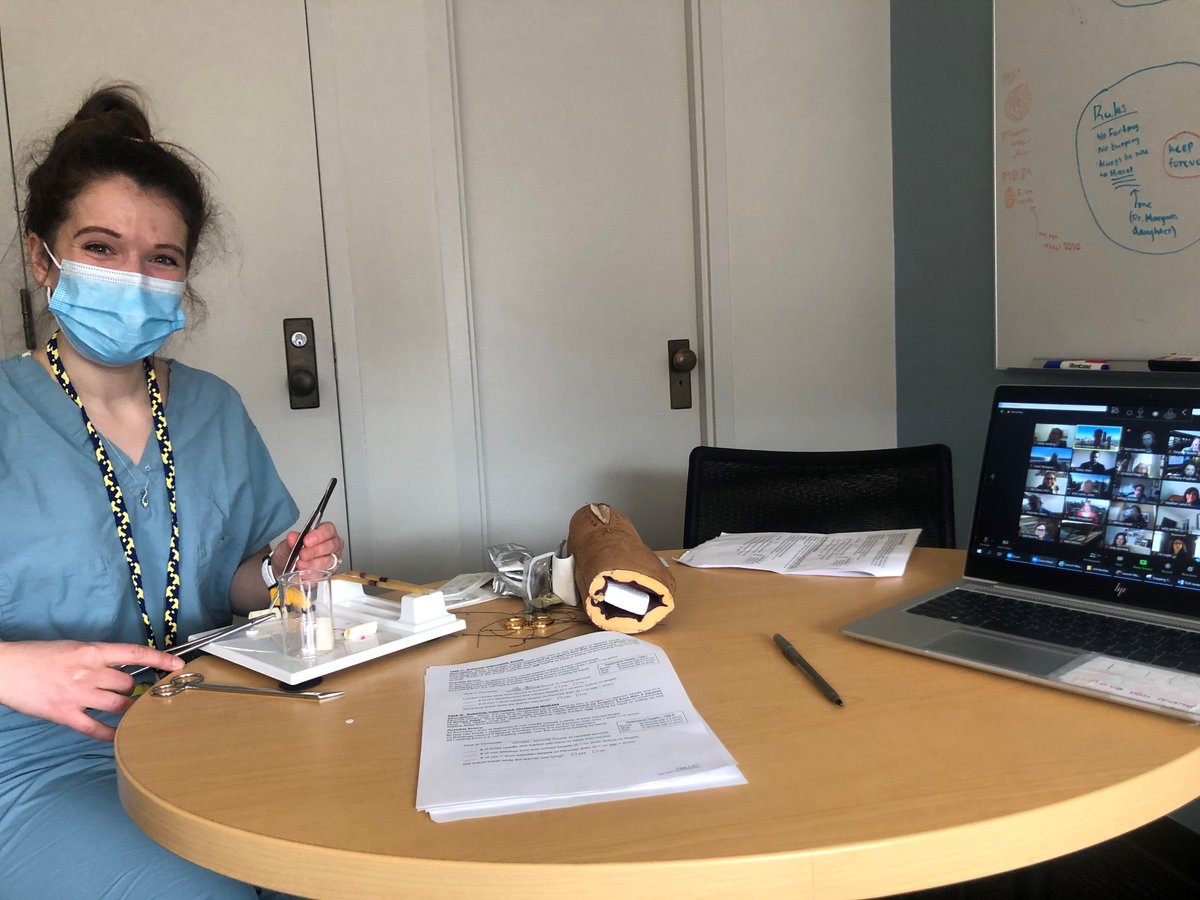 It was a GOLD festival today in our OBGYN Residency Prep Course Open Skills post-testing session. 

Our @UMichMedAdmisstudents always improve their skills and times by so much, but this year's group seemed to finish even stronger!!  #SuperResidents are coming <a href="/chrissyfranco/">Chrissy Franco MD, MS</a>