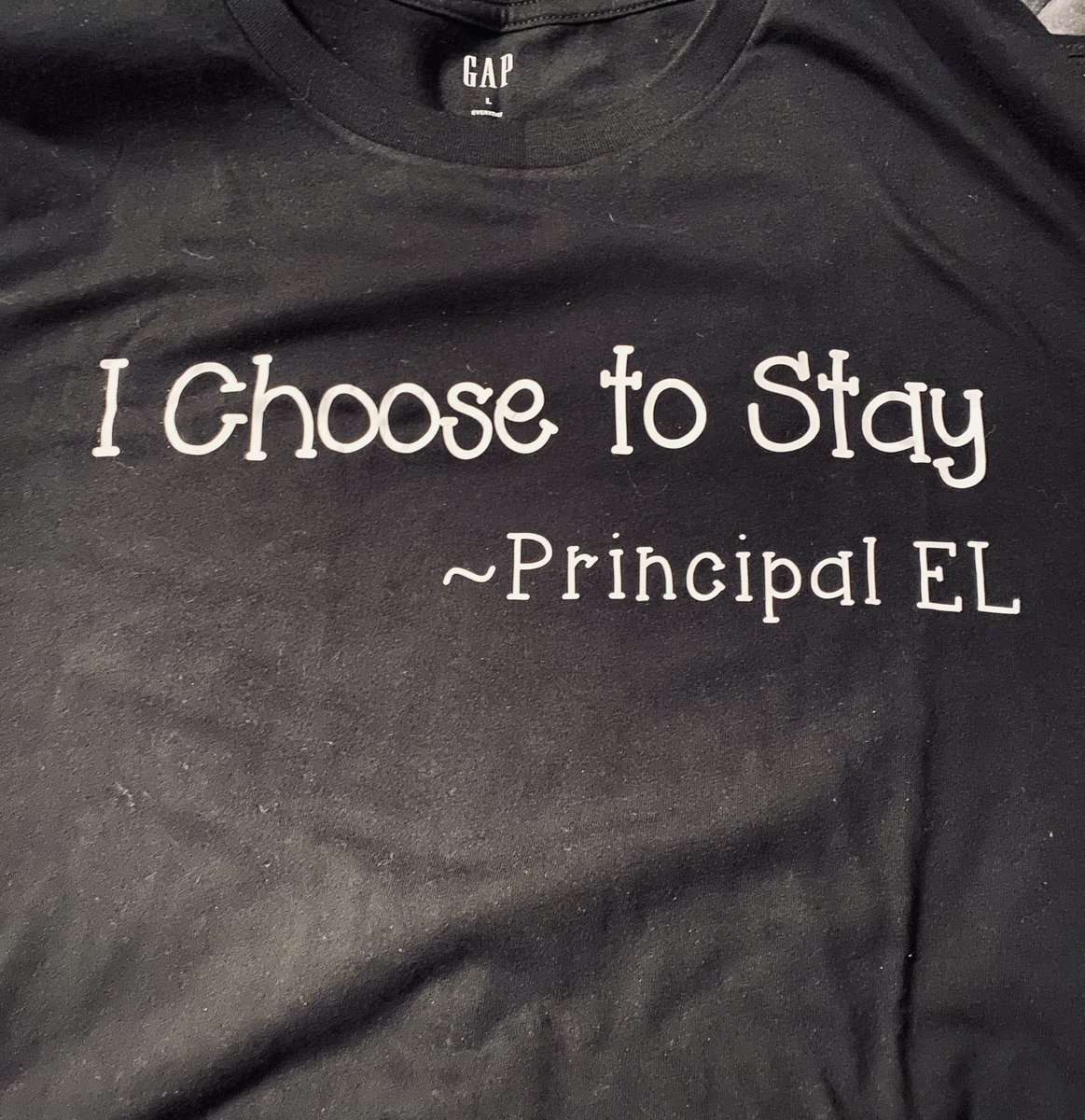 clregio's tweet image. Officially part of the team...part of the family. This is what I do! @Principal_EL #IChoosetoStay #bonhdays