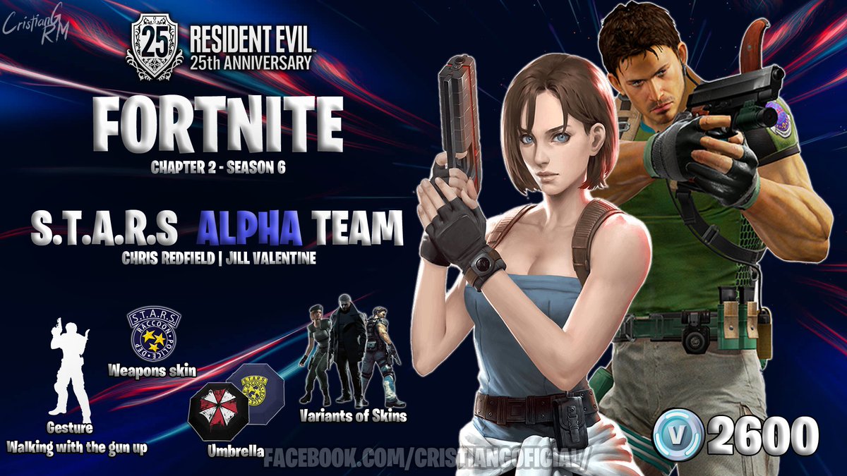 Resident Evil's Jill Valentine and Chris Redfield are on their way to  Fortnite