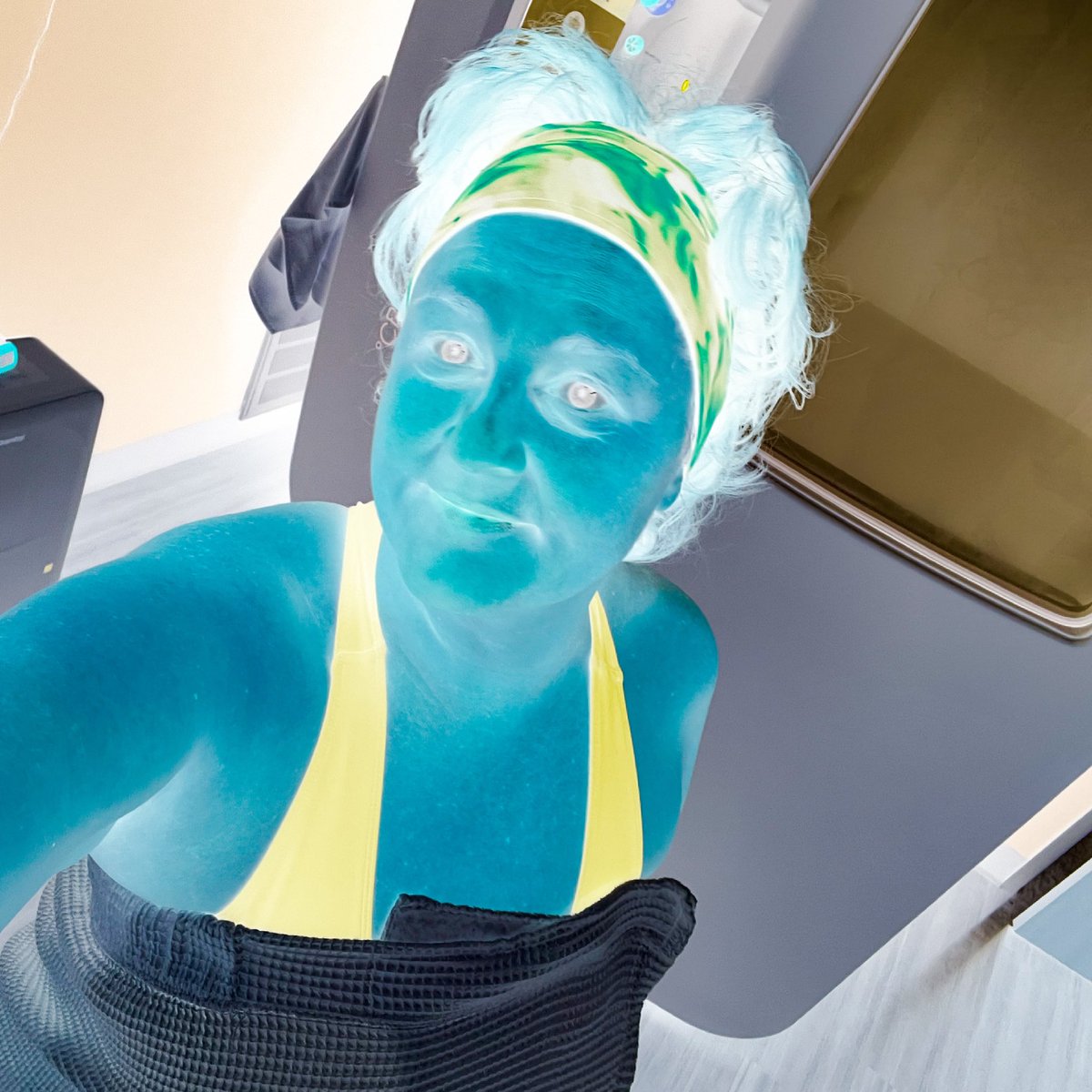 RuschAudrey's tweet photo. Cryotherapy got me out here feeling Like Dr Manhattan from @watchmen which is a good thing before our football season opener ! Checkout @restore_katy they will get you right! #drmanhattan #watchmen #cryotherapy #restorecryotherapy #htownpanthers #semiprofootball #oline #TUFA https://t.co/8h8OAiIBLS