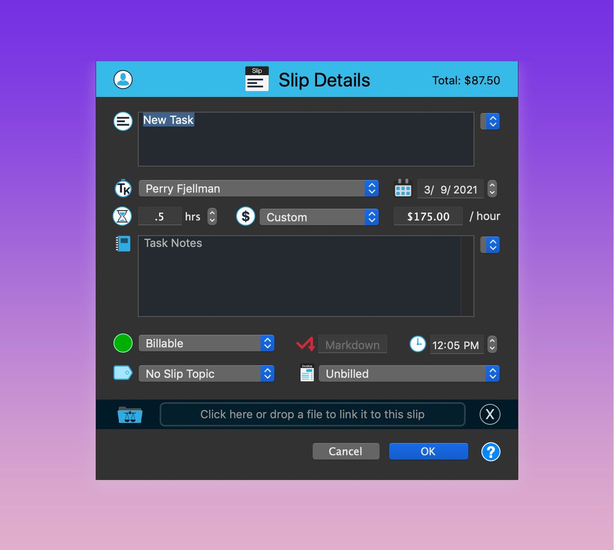 timenetlaw's tweet image. TimeNet Law 4 has a beautiful new UI centered around consistent color bars, iconography, reducing clutter and giving more breathing room around controls. The difference is striking! Here’s an example of the old slip editor window compared to the new one.