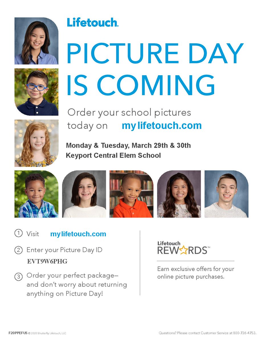 PrincipalEp's tweet photo. KCS picture day will be on March 29-30 from 9:00am-12:30pm for in person students and from 1:30pm-3:00pm for fully remote students.  Fully remote students' parents should expect a letter next week (3/15-19) with information on scheduling as well as picture day procedures. https://t.co/KY2IzMdK7d