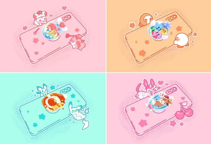 New phone grips and washitapes are now available for preorder in the shop! Links below~🌟

RT is apreciated 💖 