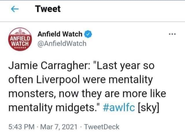 1/2 There continues to be much discussion on the comments of <a href="/Carra23/">Jamie Carragher</a> during the Liverpool Match on Sunday. It was picked up swiftly by an RGA trustee, we continue to be in discussions with <a href="/SkySports/">Sky Sports</a> <a href="/kickitout/">Kick It Out</a> and other organisations.
We will keep you posted on the outcome.