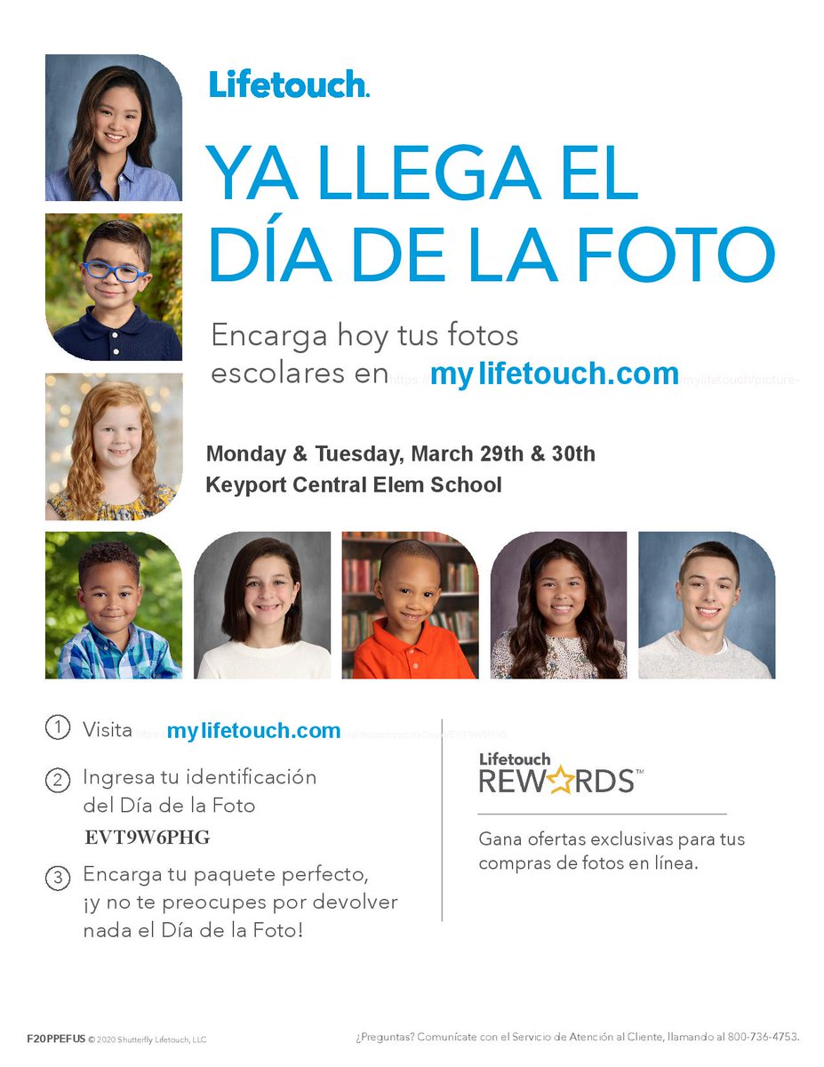 KCS picture day will be on March 29-30 from 9:00am-12:30pm for in person students and from 1:30pm-3:00pm for fully remote students.  Fully remote students' parents should expect a letter next week (3/15-19) with information on scheduling as well as picture day procedures.