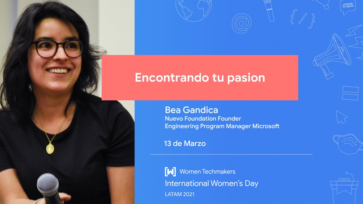 "Bea Gandica - Expositora en International Women's Day LATAM
San Cristóbal, Venezuela. Ingeniera, Gerente de Programas en <a href="/Microsoft/">Microsoft</a>, administra operaciones de facturación de Azure Data. Seleccionada y reconocida en varios premios.
➡️Regístrate en: bit.ly/IWDLatam21 "