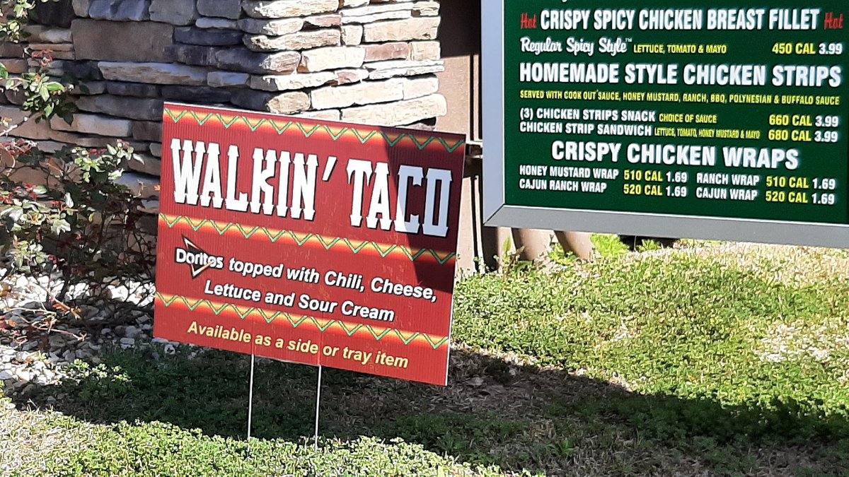 BRNGCookOutMOB's tweet photo. The Walkin' Taco is here! https://t.co/Hcztprzqcz