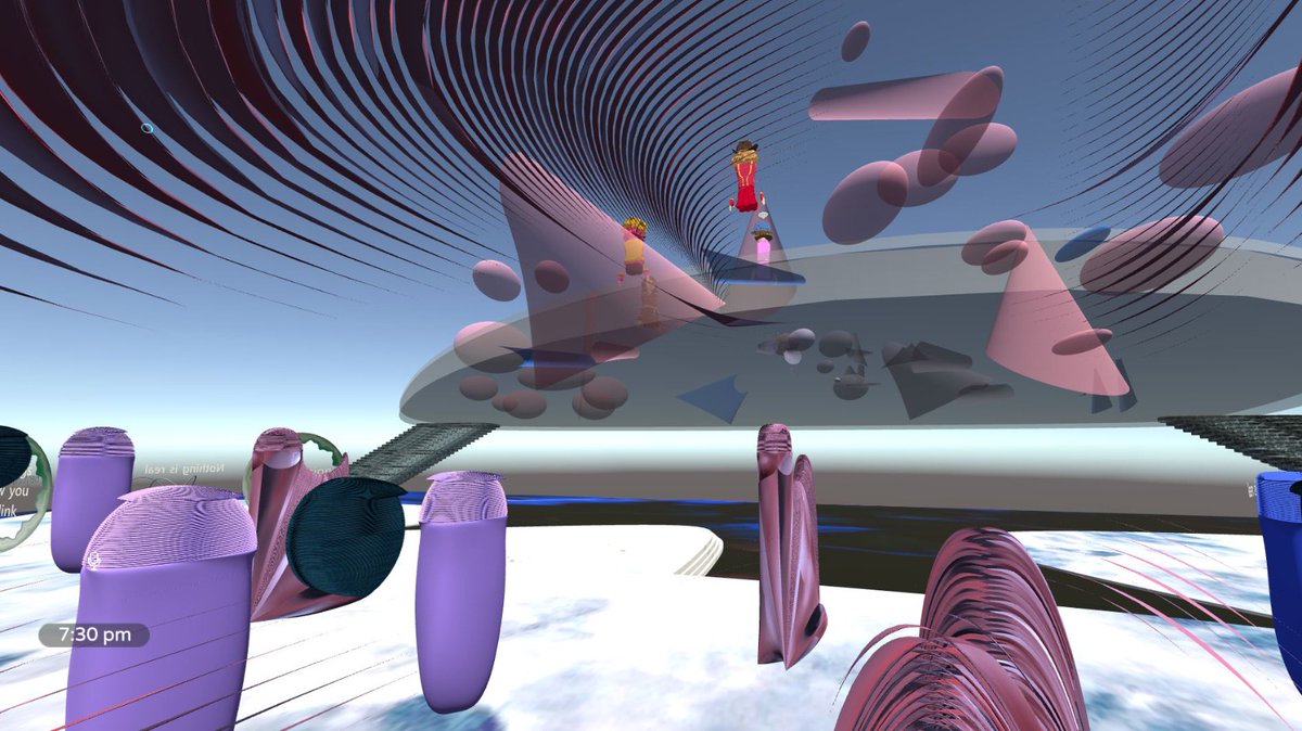 CCWDigital's tweet photo. Early immersive world building experiments in @altspacevr with @unitytechnologies modeling with #maya & #tiltbrush visiting #artsDMC members world's.
#immersivetechnologies #VirtulaReality #vr #madewithunity #socialvr #immersiveweb https://t.co/asj1EfbYNr