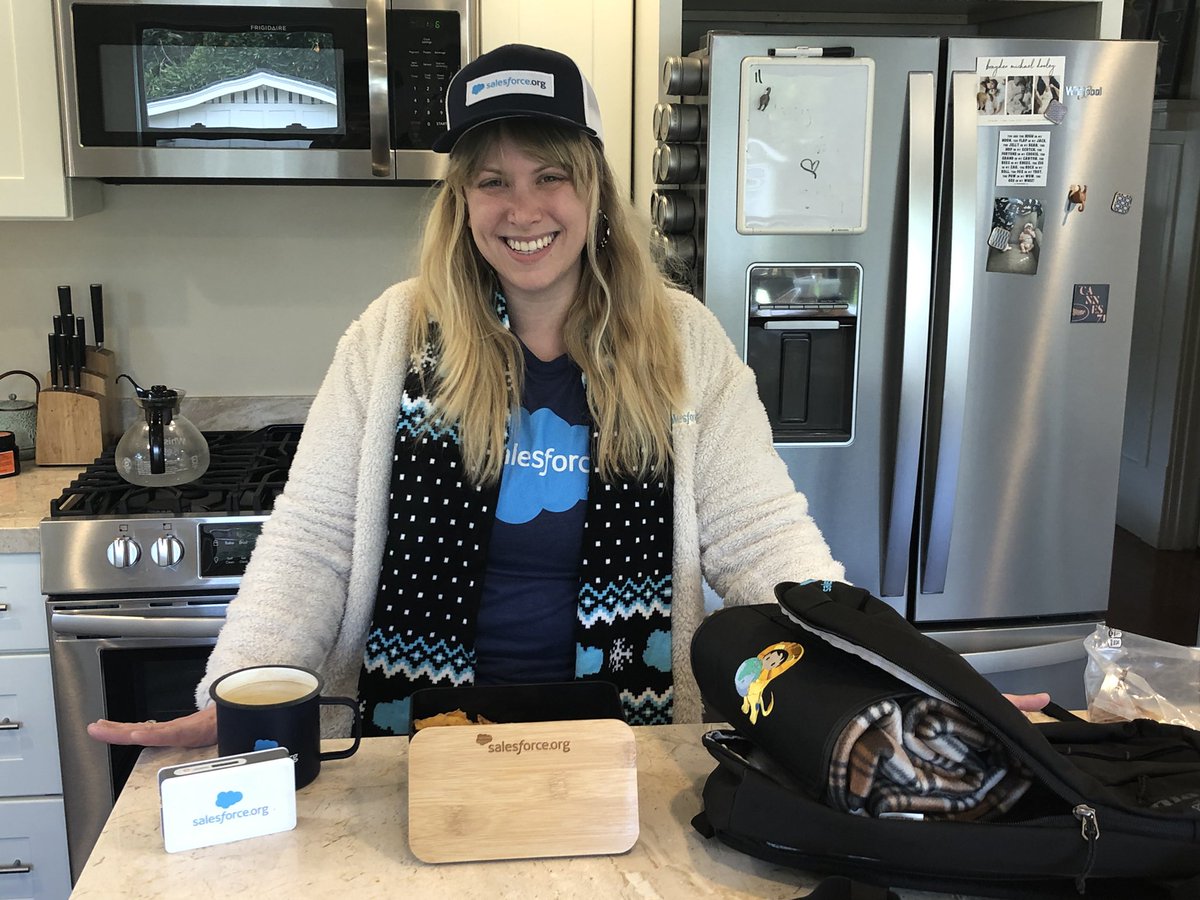 nonprofitchloe's tweet photo. #SalesforceSwagParty in full force over here, happy 22nd birthday @salesforce! https://t.co/nuggHPrtdR