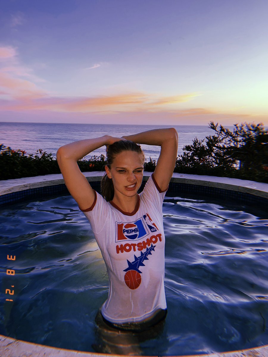 Sunset and jacuzzi