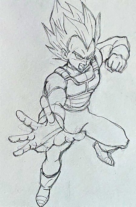 ベジータイラストのtwitterイラスト検索結果