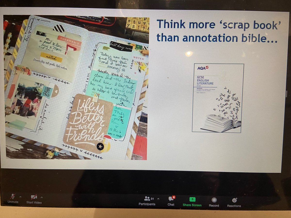 Has anyone else just ordered a bunch of scrapbook materials off Amazon after @FunkyPedagogy online CPD session today? Fabulous session as always and looking forward to the next! You’ve turned me into a bit of a CPD junkie and I’m loving it! 🙏 ✍️ <a href="/Team_English1/">Team English</a>