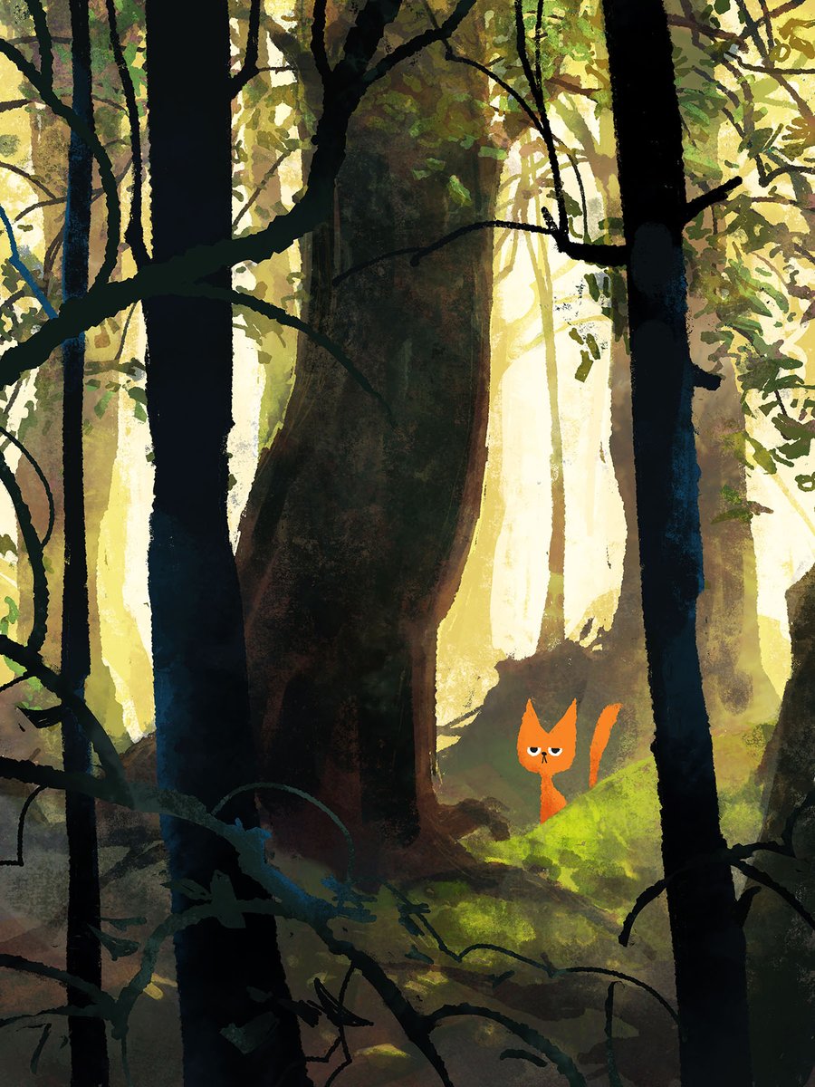 brandonmighty's tweet photo. When I don't know what kind of picture to make I just stick an animal in the middle of nowhere
#illustration #digitalart #animals https://t.co/srXHa6QLew