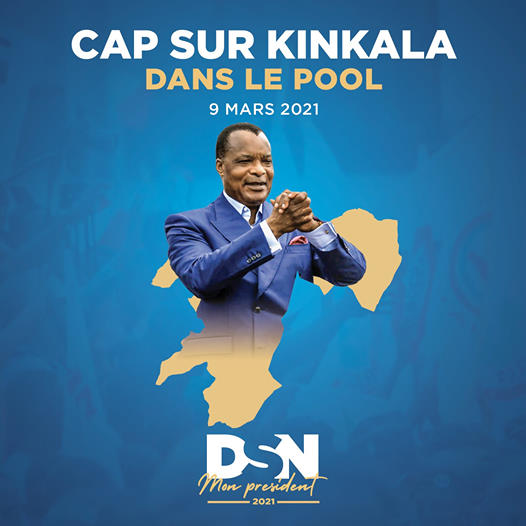 📅 Agenda | Après avoir obtenu le soutien infaillible des populations de la Bouenza, @SassouCG  met à présent le cap sur le département du #Pool 
#DSN2021 
#ChezMoiAuCongo