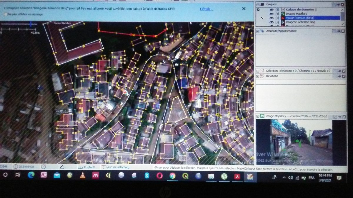 Data generation with mapillary in Bukavu town ( DRC). Let's map our town guys ✌ #josm