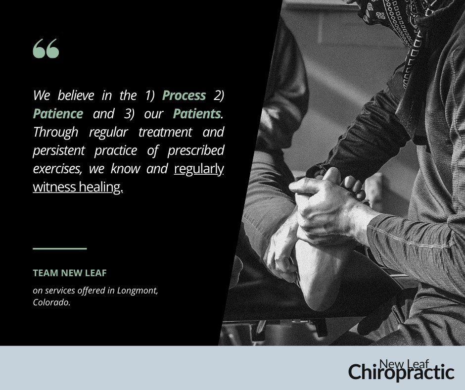 We know and regularly witness healing. Don't take our word for it, come and experience it for yourself! We are accepting new patients. Simply call or text 303-776-6767 today.