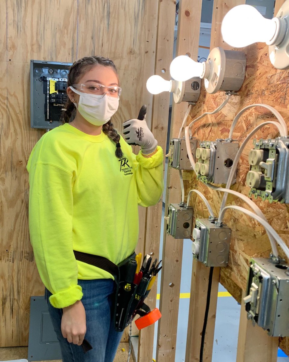 Junior Harlie Snyder is the first female <a href="/SkillsUSA/">SkillsUSA</a> competitor from our Electrical Technologies program.

Harlie placed second in Electrical Construction Wiring in the Regional competition and moved on to the state competition in April!

#PRCTCProud #CareerTechOhio #WICWeek2021