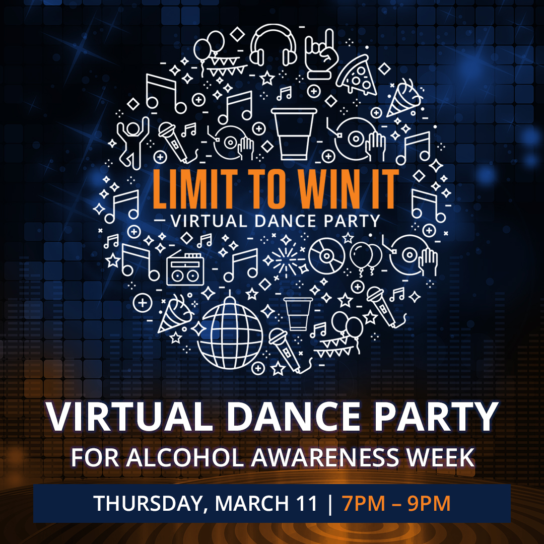 utep_police's tweet photo. Save the date! Start your Spring Break with a virtual dance party on Thursday, March 11 from 7PM-9PM! Don’t miss this event and tell your fellow miners to join us! ⛏
#LimitToWinIt #GoMiners! https://t.co/ceofRTqbqj