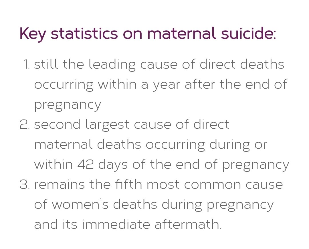 galpincn's tweet photo. #IWD2021
🔔20% of women will experience a mental health condition during or after pregnancy.  
🔔Maternal suicide remains the leading cause of direct maternal deaths 
🔔 maternal mental health is #everyonesbusiness 
@MMHAlliance @NPEU_Oxford @mbrrace https://t.co/BJ1eUd6Ys4