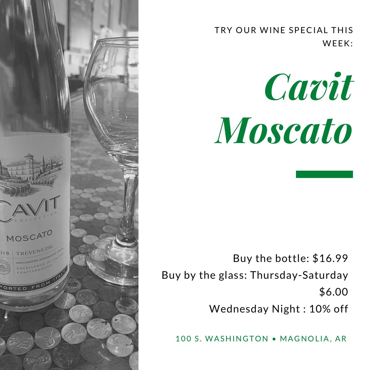 CornerClubhouse's tweet photo. Looking for a sweet tasting wine? 

Come check out our wine special this week!!  
Buy by the bottle or glass 🍷 
Receive a 10% discount on wine Wednesday! https://t.co/nyH9pHVsKh