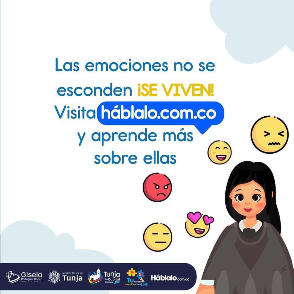 Priorizamos la salud mental con la campaña #TuBienestarEmocionalNosUne, además del lanzamiento de la plataforma <a href="/Hablalocom/">Háblalo.com.co</a> con la que brindamos atención profesional 24/7 a los tunjanos, hemos recibimos un total de 6.928 visitas. #TunjaTeCuenta