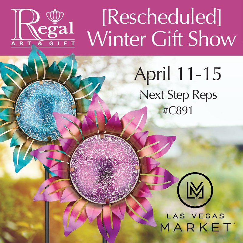 Join us next month at the (rescheduled) Vegas Winter Gift Show! We'll be joining #NextStepReps at their showroom with over 350 items currently in stock in our warehouse and ready to ship ASAP!