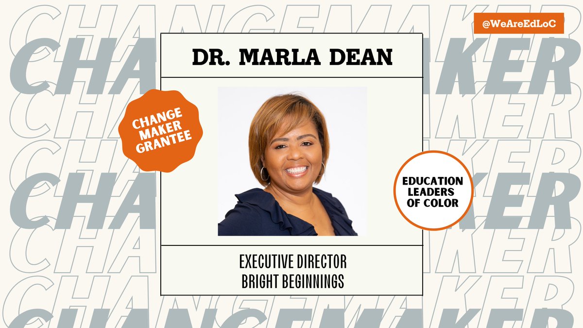 WeAreEdLoC's tweet photo. 🍎We celebrate, Dr. Marla Dean, CEO, @BrightBeginDC 

Learn more about their work: https://t.co/iEGsQ4Iap8 

#WeAreEdLoC #ThirdWayValues https://t.co/P3I4e2H1bD