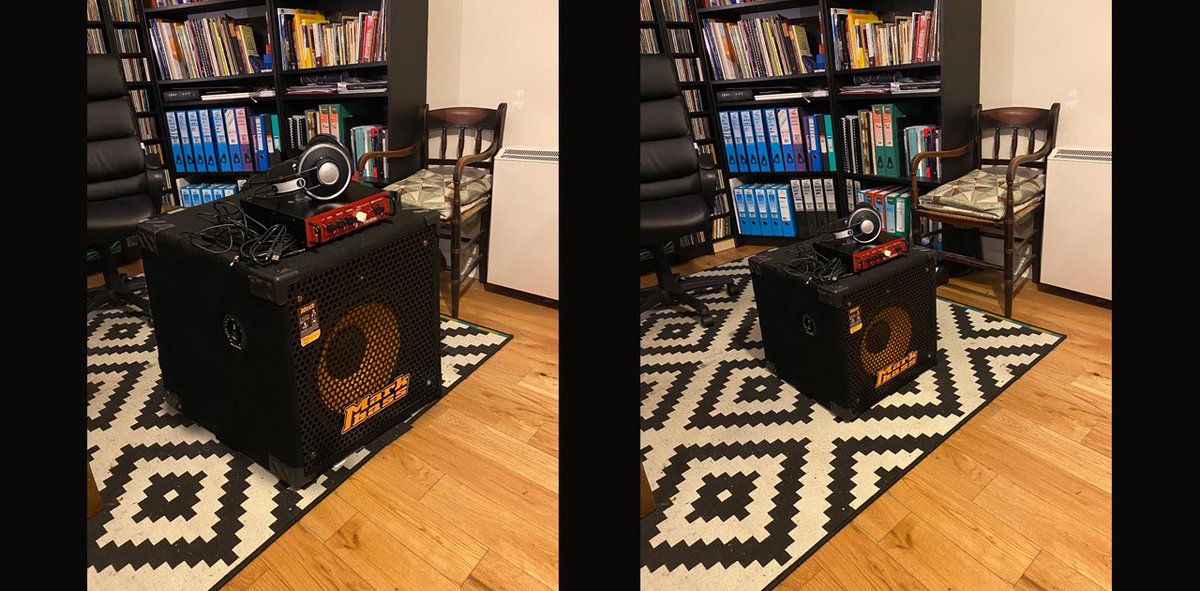 kcorbettdesign's tweet photo. Got a wee music gear delivery today, herself asked me to send a picture, so I managed to convince her the one on the left is the actual size. 😂😂😂 @niamhnicharra https://t.co/xehFSOtDGv