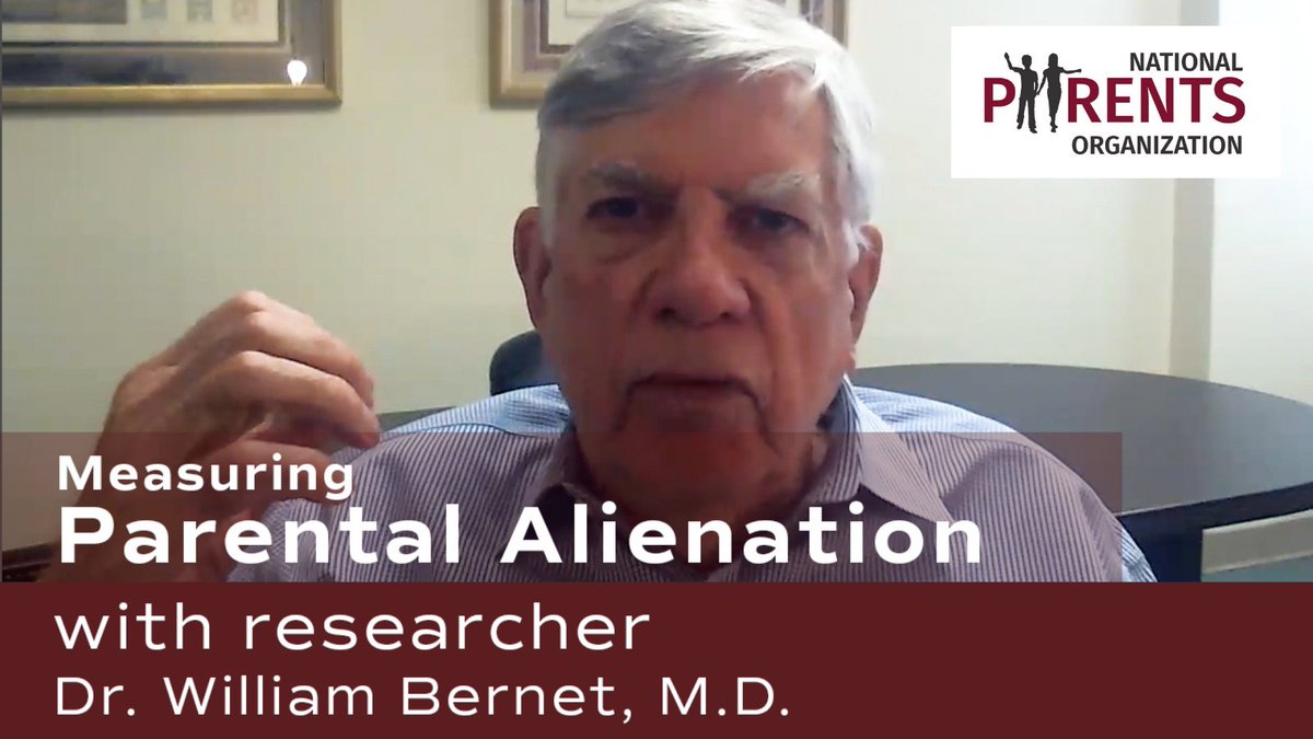 Measuring Parental Alienation with Dr. William Bernet, M.D. #sharedparenting #coparenting #divorce #parentalalienation buff.ly/3bA9qgj