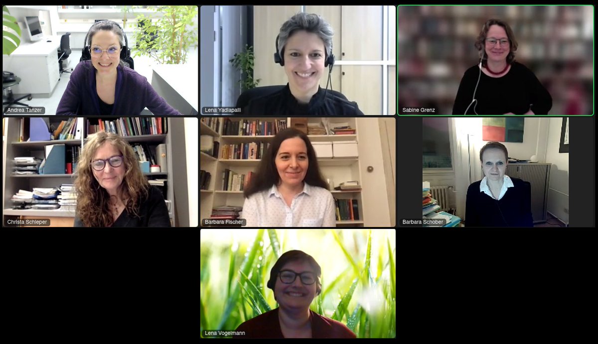 Thank you for the wonderful discussion tonight <a href="/drbfischer/">Barbara Fischer</a> <a href="/Archaea_Vienna/">Schleper Lab Vienna</a> @kalafudra Sabine Grenz &amp; Barbara Schober!
with Lena Yadlapalli <a href="/AndTanzer/">Andrea Tanzer</a> <a href="/VerenaIbl/">Verena Ibl 🔬🌈🏳️‍🌈</a> &amp; Verena Pichler
-&gt; We need systemic change. 
-&gt; We need to tackle the culture in science @KirstyDuncanMP