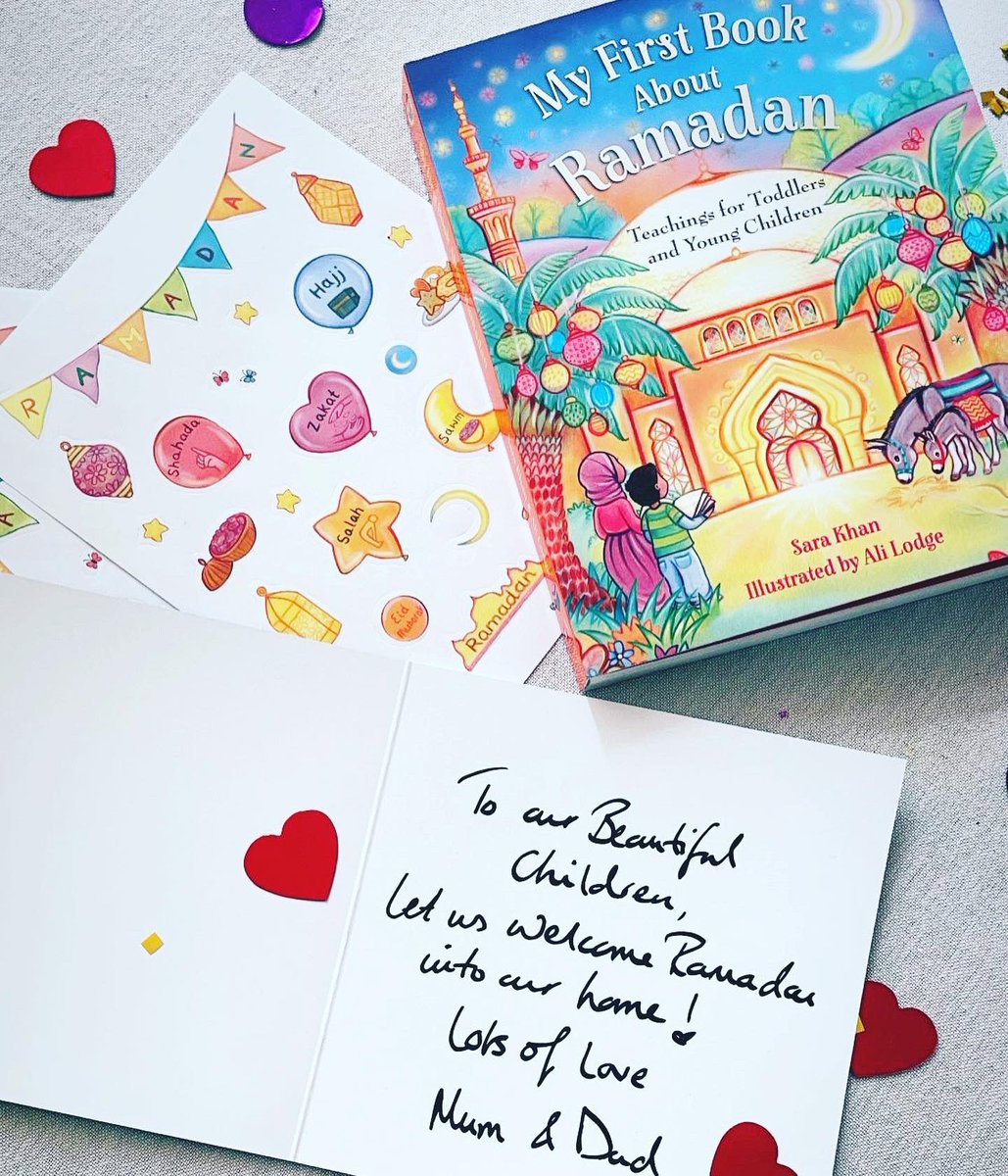 Sara_Khan's tweet photo. A little glimpse of the first page of #MyFirstBookAboutRamadan
(signed by me @Sara_Khan)
Jazak’Allah Khair to everyone who has already placed their orders for Ramadan whether from myself, Kube or other bookstores/Amazon.
I appreciate all your support ♥️ https://t.co/ml4eaxxUXn