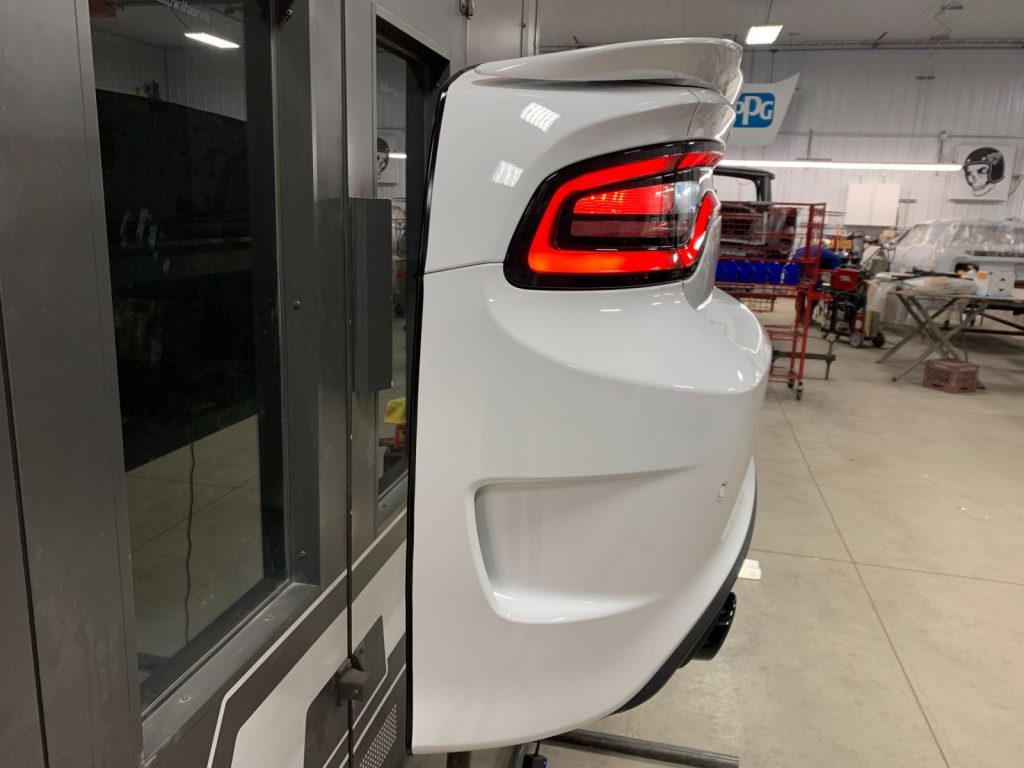 We have another fan favorite for sale, a beautiful Dodge Charger Hellcat rear bumper wall art! This bad ride comes with a custom made bracket that mounts to any wall, as well as the power fob which can brighten or dim the lighting at the push of a button! LINK IN BIO #HELLCAT