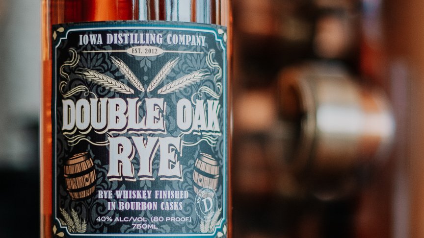 IowaDistilling's tweet photo. Our limited-release Double Oak Rye is available. Only available in the shop so head on over on a road trip or just stop on your way home from work. #IowaDistillingCompany #IowaDistillingCo #rye #bourbon #MadeInIowa #DrinkLocal #SupportLocalBusiness #Iowa https://t.co/j0OWinDwLB