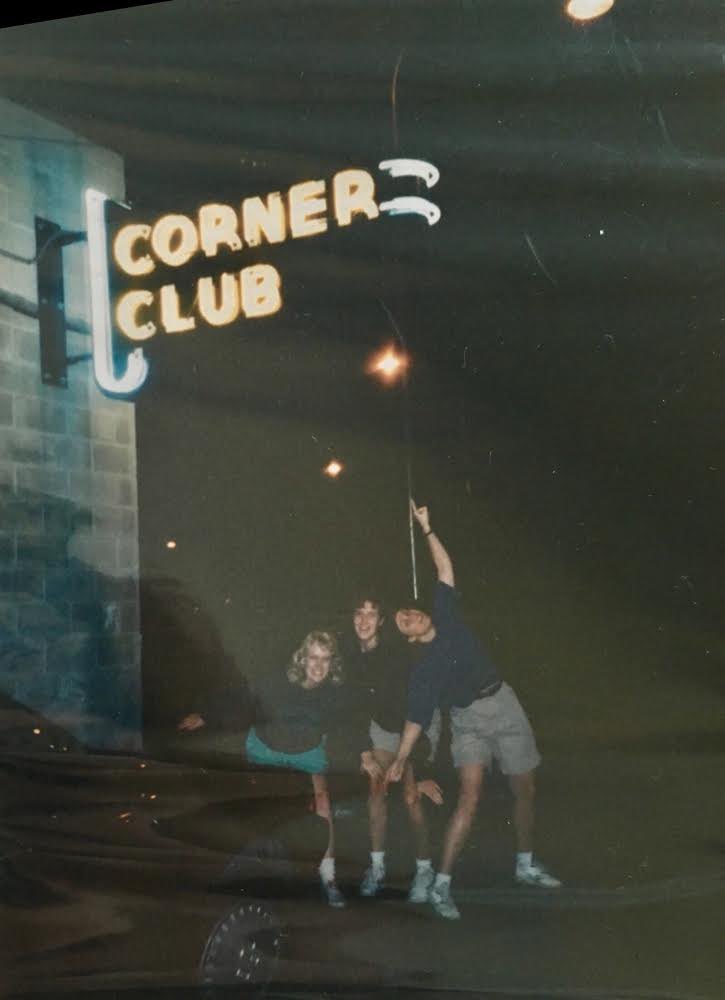 jay_arnz's tweet photo. Some traditions don’t change over the years, and the @cornerclub is a Vandal one that holds strong... like mother like daughter! Pics from my Mom U of I ‘90 and me ‘18 🍻😏 #BestBarCorner https://t.co/eQwR7iIBPS