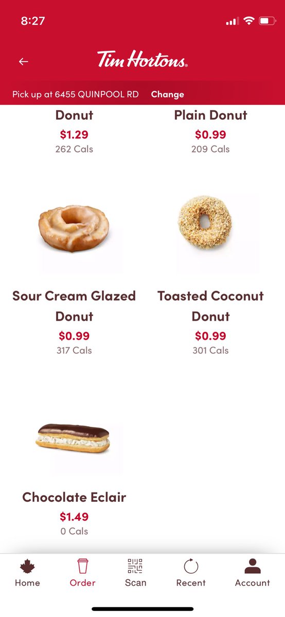 marijonemer's tweet photo. @TimHortons
 are you sure your chocolate eclair has only 0 calories? Can I trust you!? #tims #TimHortons https://t.co/hMdB0AzJxi