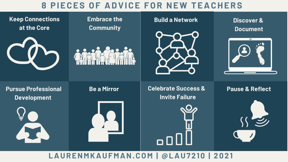 Mentorship Matters: 8 Pieces of Advice For New Teachers buff.ly/2Ze7x3o Really enjoyed this post by <a href="/Lau7210/">LMK</a>!