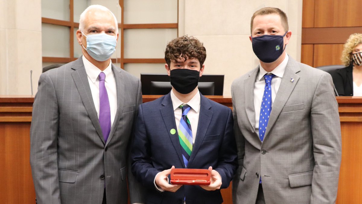 doelouisiana's tweet photo. Jack Walker served his final @BESE_LA meeting as student representative. As BESE members shared publicly today, @OleMiss is getting a young man on the rise. #LouisianaBelieves #LaEd https://t.co/k5QFuVC5gO