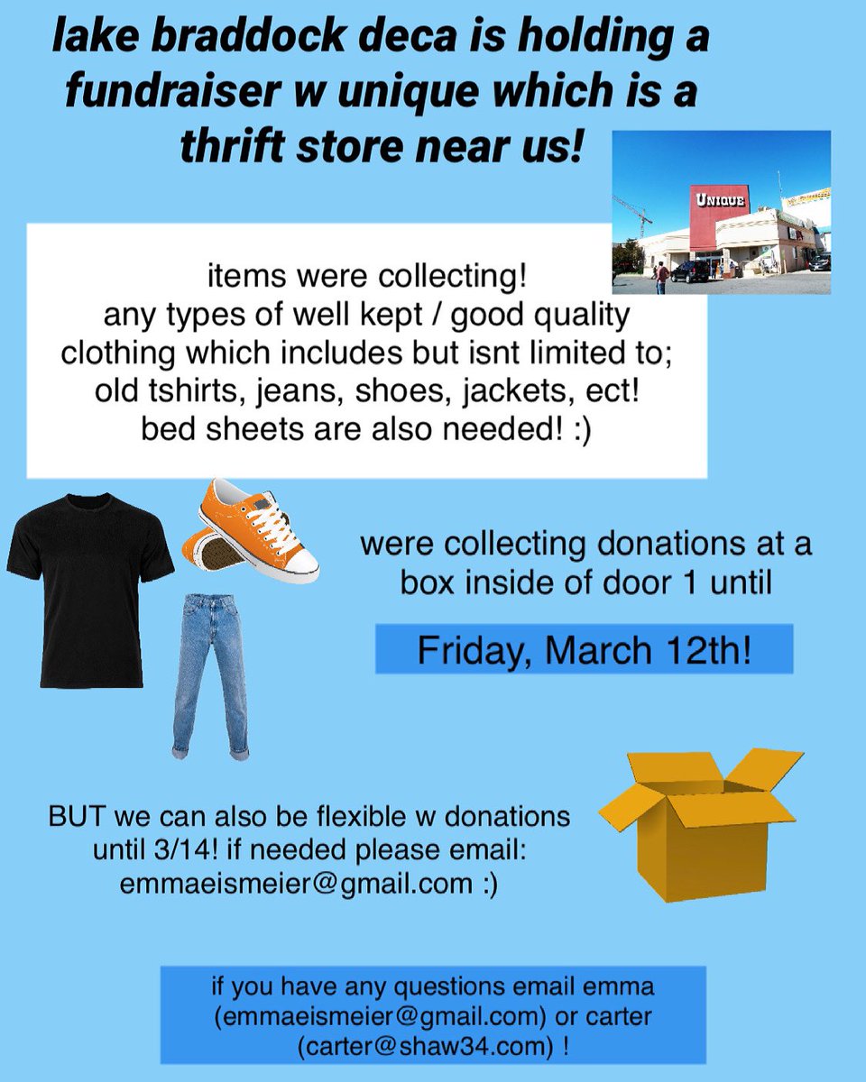 More information about our fundraiser!! 💜💛 We’re still collecting donations!