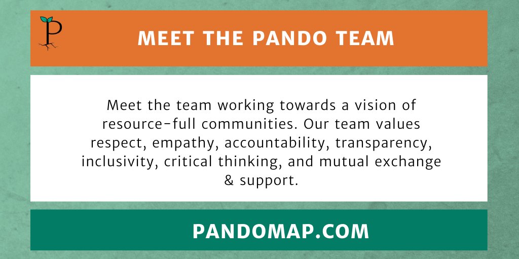 PandoMap's tweet photo. Pando came from the belief that in a time of pandemic and need, we have to support each other. Stay tuned to meet the team that keeps the map running! 🌱

Visit https://t.co/aXCsmumxho
#Pando #PandoMap #ResourceFull #GroundBreakers #ResourceMap https://t.co/IxgNr4dkqA