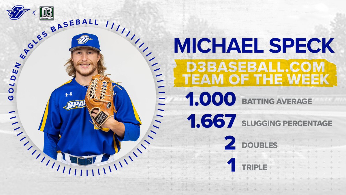 SpaldingUBSB's tweet photo. Meyer and Speck named to @d3baseball 𝐧𝐚𝐭𝐢𝐨𝐧𝐚𝐥 𝐭𝐞𝐚𝐦 𝐨𝐟 𝐭𝐡𝐞 𝐰𝐞𝐞𝐤‼️ https://t.co/rJXS0gVL4U