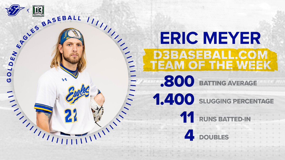 SpaldingUBSB's tweet photo. Meyer and Speck named to @d3baseball 𝐧𝐚𝐭𝐢𝐨𝐧𝐚𝐥 𝐭𝐞𝐚𝐦 𝐨𝐟 𝐭𝐡𝐞 𝐰𝐞𝐞𝐤‼️ https://t.co/rJXS0gVL4U
