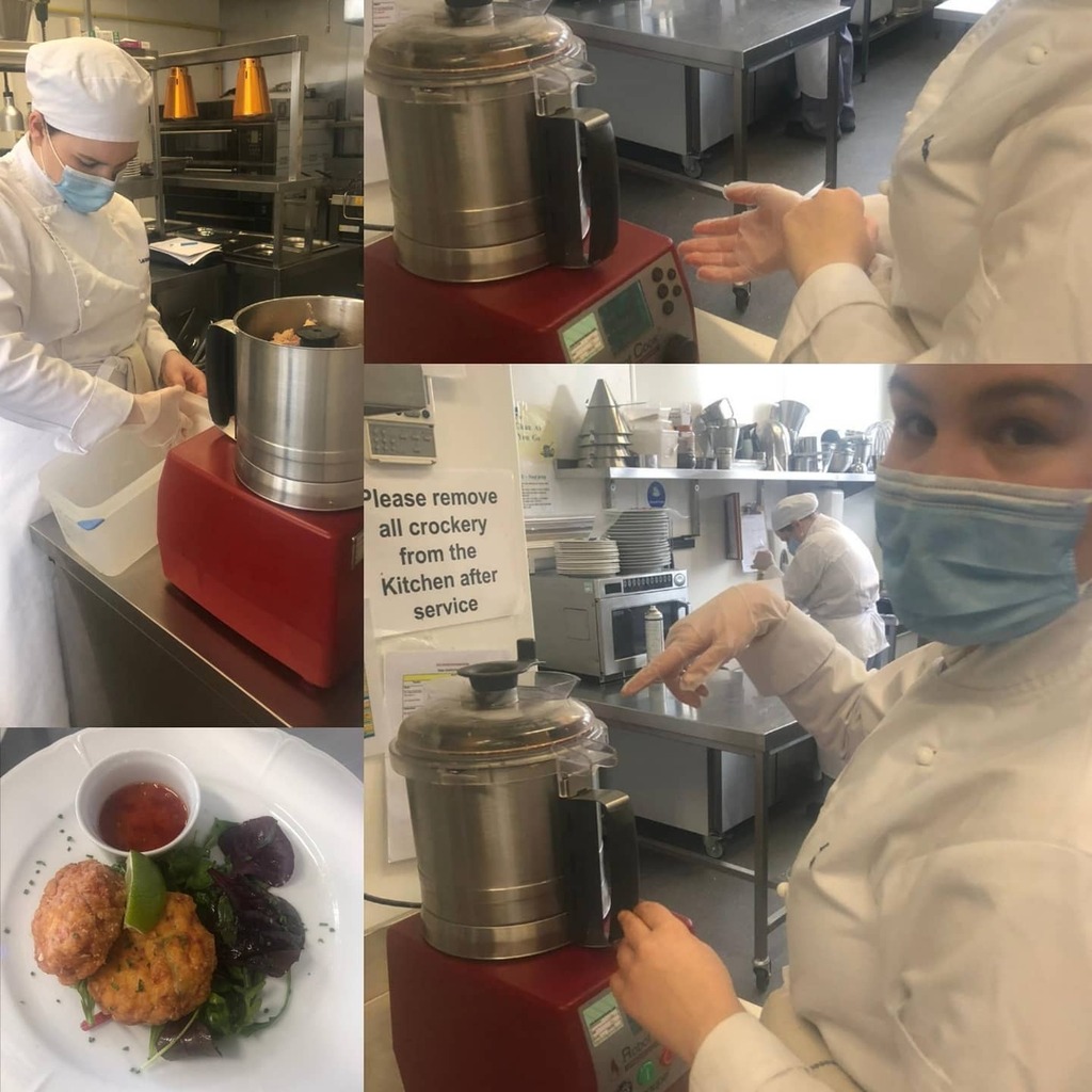 Lauren a year 1 students preparing Thai fish cakes using our #robotcook  today. Delighted to still have our student getting hands on practical experience during these difficult times. @robotcoupeireland @shannoncollege1951 <a href="/shannonalumni/">SCHM  Alumni</a> #fandbtraining #… instagr.am/p/CMNr5OjrNaX/