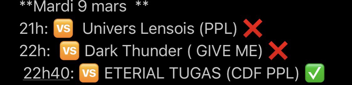 Une session mitigé beaucoup d’efforts à faire encore ⚡️