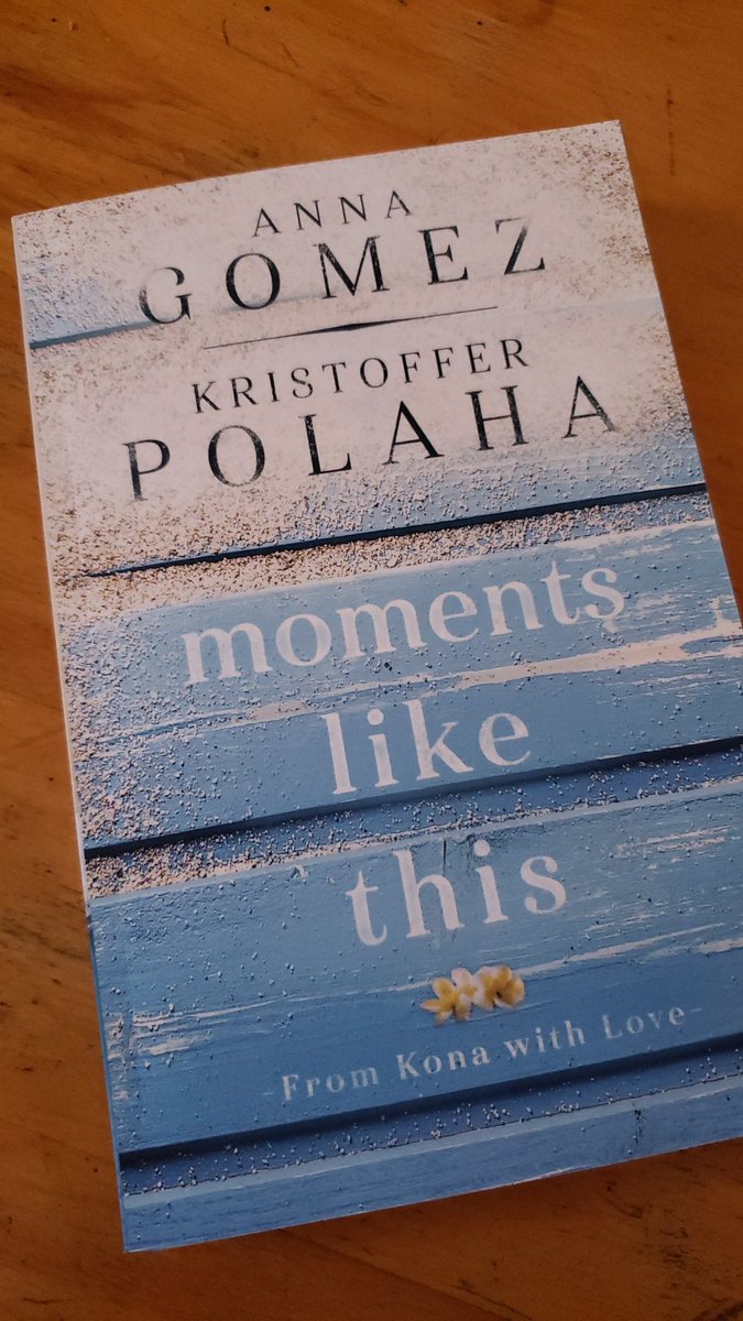I love how my Twitter feed has been overrun with well wishes for @KrisPolaha and @AnnaGomezbooks today! My copy arrived just a few minutes ago. Woo! #MOMENTSLIKETHISBOOK
