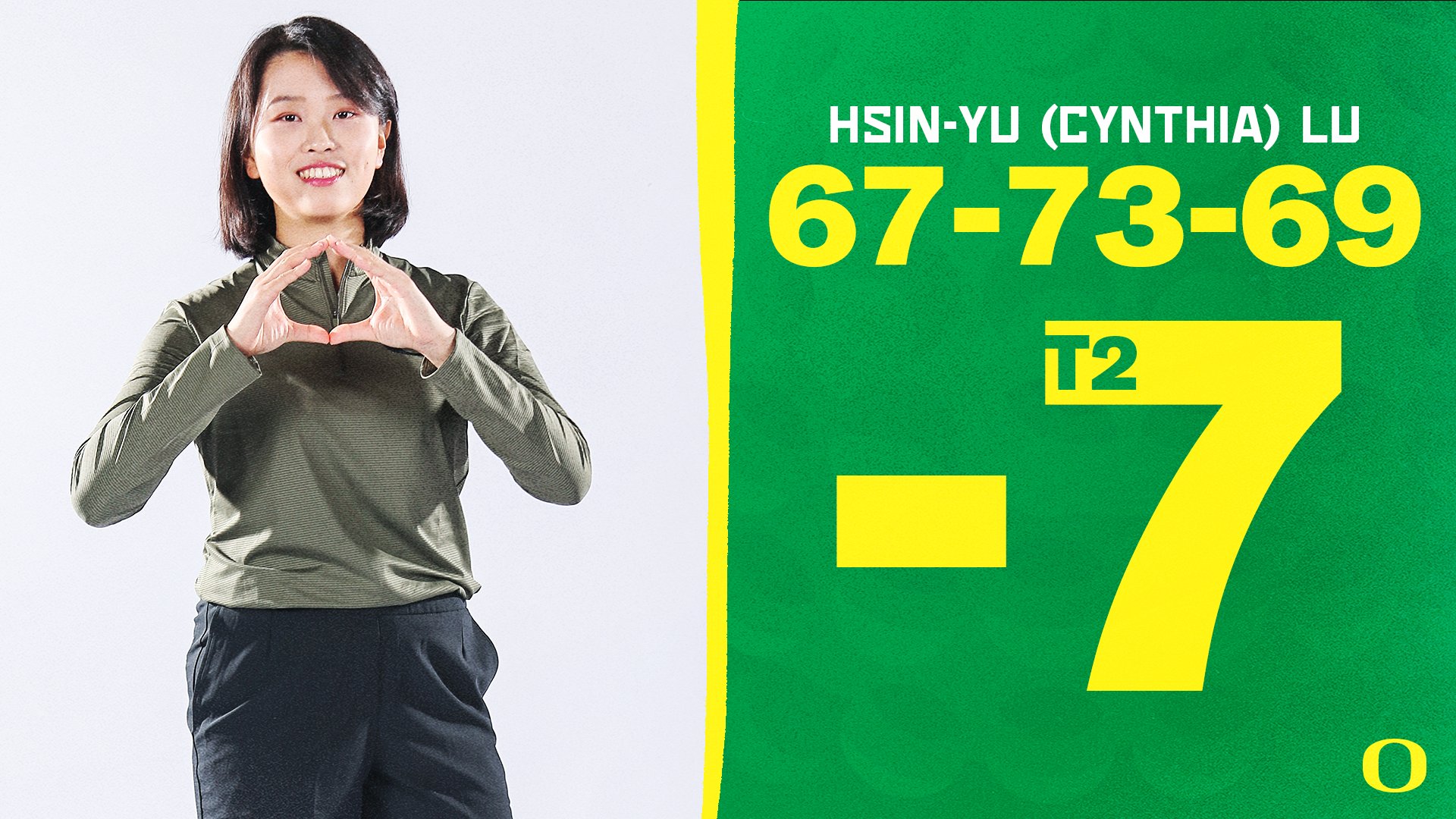Oregon Women&amp;#39;s Golf on Twitter: &amp;quot;Absolutely STELLAR week for our freshman!  Hsin-Yu (Cynthia) Lu ties for second overall at the Wildcat Invitational at  7-under-par after finishing with a 3-under 69 today 🔥 #