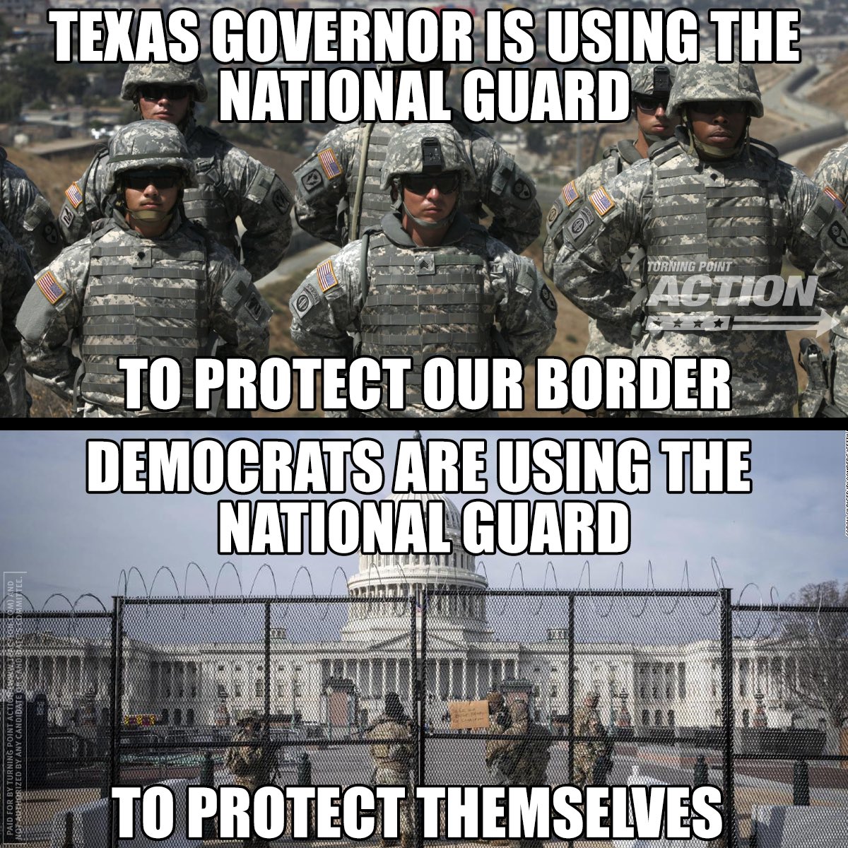 TrumpStudents's tweet photo. Democrats are putting Americans LAST. https://t.co/eOJnSlBewG